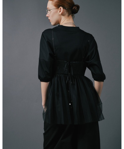 Julep(ジュレップ)の「Jacquard Bustier(その他トップス・レディース・ブラック/ブルー/ピンク・FREE)」の5枚目の写真