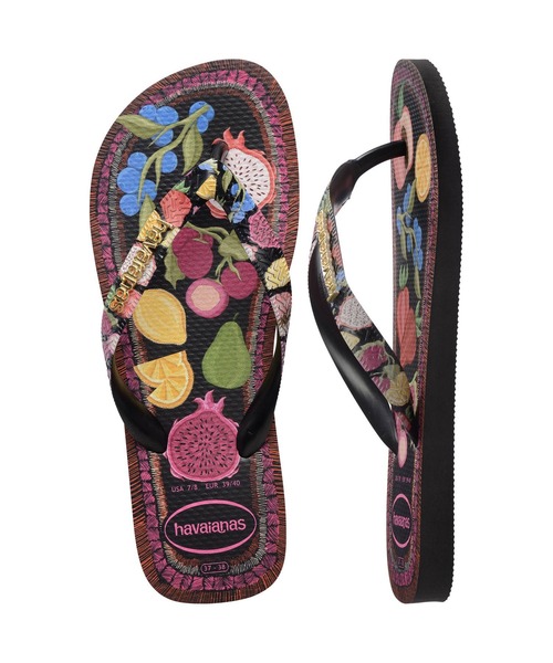 havaianas（ハワイアナス）の「TOP TROPICALIA VIBES II（サンダル・レディース・ホワイト/ブラック・22cm/23cm/24.5cm/25.5cm）」の8枚目の写真