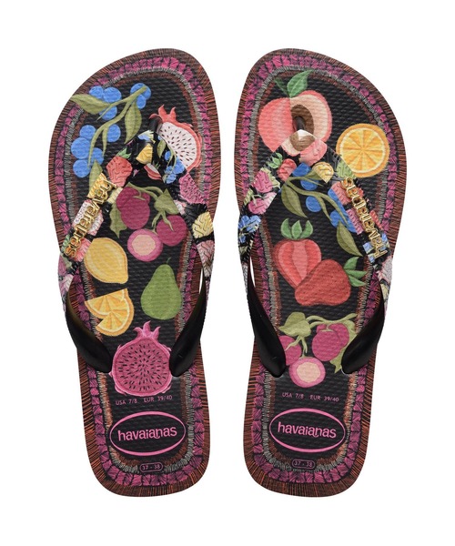 havaianas(ハワイアナス)の「TOP TROPICALIA VIBES II(サンダル・レディース・ホワイト/ブラック・22cm/23cm/24.5cm/25.5cm)」の18枚目の写真