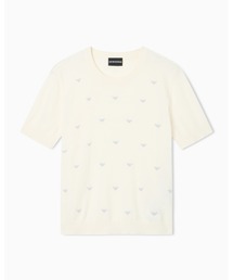 EMPORIO ARMANI | 【エンポリオ アルマーニ】セーター マイクロイーグル総刺繍(ニット/セーター)