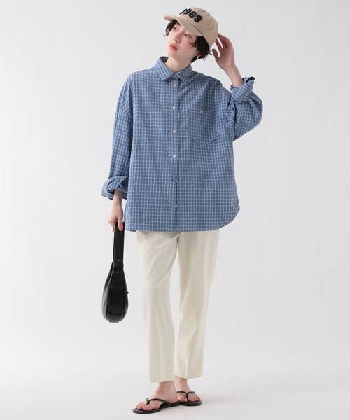 GEORGE'S(ジョージズ)の「スリムテーパードパンツ(その他パンツ・レディース・オフホワイト/ブラウン/ブラック・MEDIUM/SMALL)」の4枚目の写真
