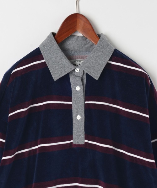 niko and...（ニコアンド）の「[MODE NORM CORE] パイルラガーマキシワンピース（ワンピース・レディース・ネイビー/ベージュ/サックスブルー・LARGE/MEDIUM）」の20枚目の写真