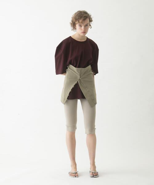 LAATO（ラート）の「puff shoulder big tee（Tシャツ/カットソー・レディース・ブラウン/ライトブルー/ブラック・FREE）」の15枚目の写真