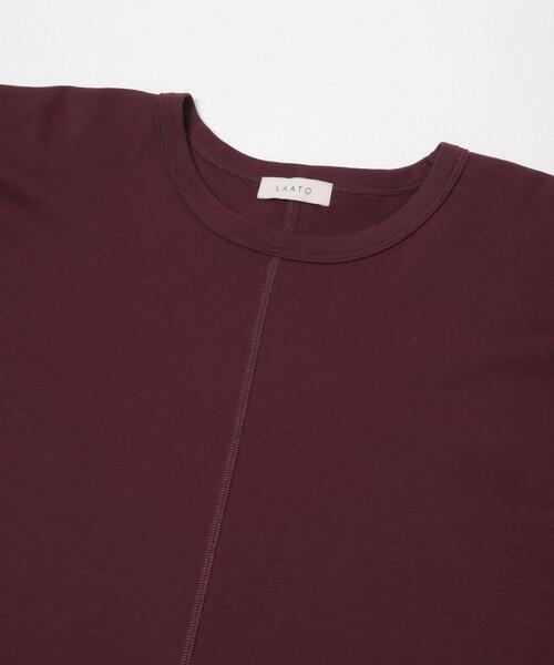 LAATO（ラート）の「puff shoulder big tee（Tシャツ/カットソー・レディース・ブラウン/ライトブルー/ブラック・FREE）」の20枚目の写真