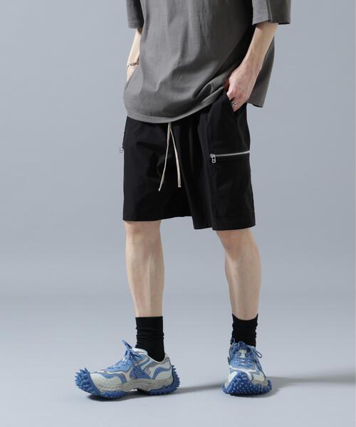 DANKE SCHON(ダンケシェーン)の「【WEB&DEPOT限定】DankeSchon/ダンケシェーン/PTWILL FLAP CARGO SHORTS(カーゴパンツ・メンズ・ブラック・L/M)」の1枚目の写真