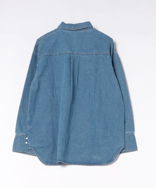 esutoreja（エストレジャ）の「デニムオーバーシャツ（シャツ/ブラウス・レディース・ブルー/ブラック・FREE）」の8枚目の写真