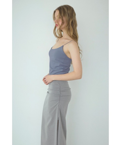 ALEXIA STAM（アリシアスタン）の「Spaghetti Strap Padded Camisole /パッドinスパゲッティキャミ（キャミソール・レディース・ブラック/ブルー/クリーム/ブラウン・L/M/S）」の6枚目の写真