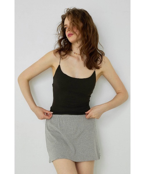 ALEXIA STAM(アリシアスタン)の「Spaghetti Strap Padded Camisole /パッドinスパゲッティキャミ(キャミソール・レディース・ブラック/ブルー/クリーム/ブラウン/グリーン/ピンク/ホワイト・L/M/S)」の20枚目の写真