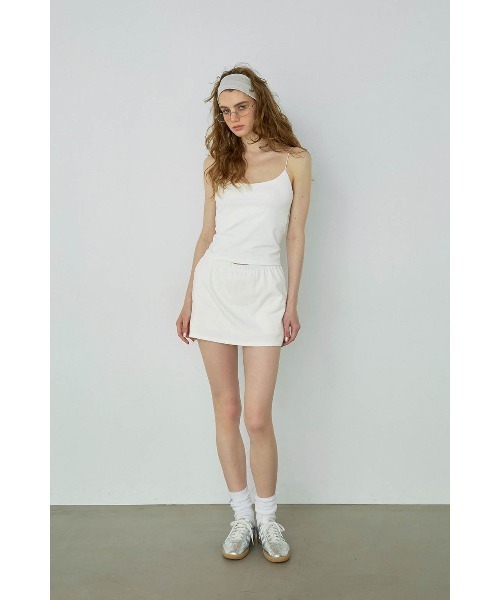 ALEXIA STAM(アリシアスタン)の「Spaghetti Strap Padded Camisole /パッドinスパゲッティキャミ(キャミソール・レディース・ブラック/ブルー/クリーム/ブラウン/グリーン/ピンク/ホワイト・L/M/S)」の15枚目の写真
