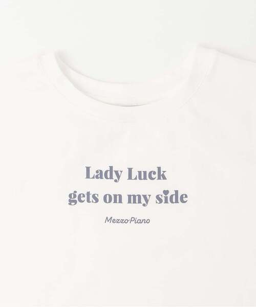 mezzo piano Junior（メゾピアノジュニア）の「【人気商品再入荷】【直営店で取り扱い無し】ラメメッシュニット＆半袖Tシャツセット（ニット/セーター・キッズ・サックスブルー/ライトピンク・M:150cm/L:160cm/S:140cm）」の13枚目の写真