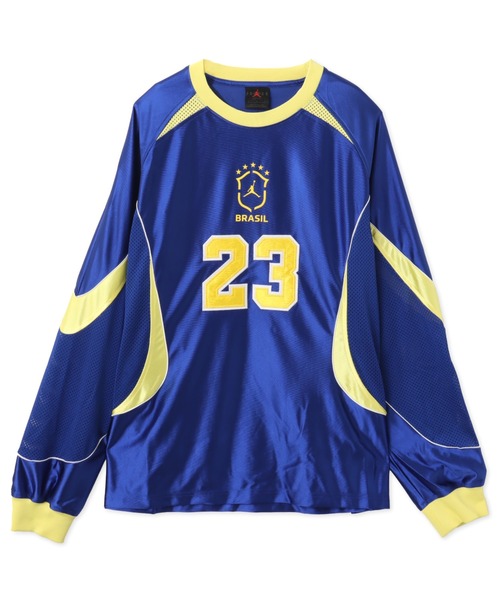 JORDAN BRAND(ジョーダンブランド)の「JORDAN BRAND M J STMT GOALIE TOP P6 / ジョーダン ブランド ジョーダン STMT GOALIE L/S トップ P6 / NIKE【SP】(ジャージ・メンズ・イエロー/ブルー・S/M/L/XL/XXL)」の11枚目の写真