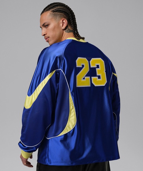 JORDAN BRAND(ジョーダンブランド)の「JORDAN BRAND M J STMT GOALIE TOP P6 / ジョーダン ブランド ジョーダン STMT GOALIE L/S トップ P6 / NIKE【SP】(ジャージ・メンズ・イエロー/ブルー・S/M/L/XL/XXL)」の15枚目の写真