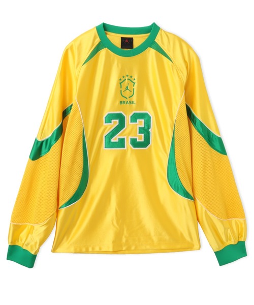 JORDAN BRAND(ジョーダンブランド)の「JORDAN BRAND M J STMT GOALIE TOP P6 / ジョーダン ブランド ジョーダン STMT GOALIE L/S トップ P6 / NIKE【SP】(ジャージ・メンズ・イエロー/ブルー・S/M/L/XL/XXL)」の4枚目の写真