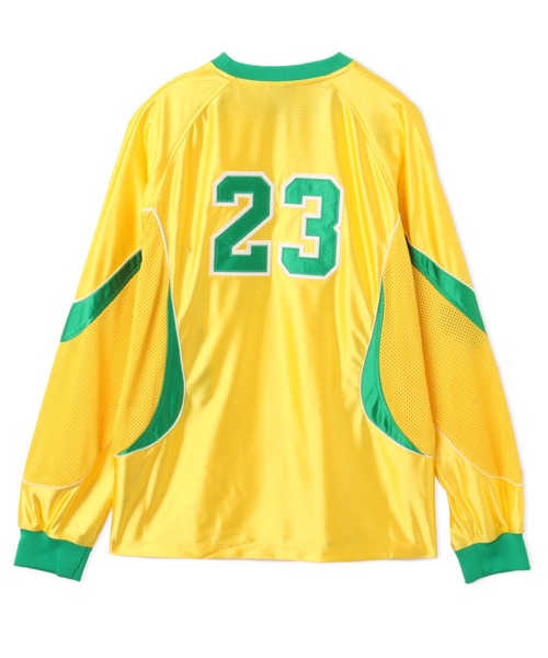 JORDAN BRAND(ジョーダンブランド)の「JORDAN BRAND M J STMT GOALIE TOP P6 / ジョーダン ブランド ジョーダン STMT GOALIE L/S トップ P6 / NIKE【SP】(ジャージ・メンズ・イエロー/ブルー・S/M/L/XL/XXL)」の7枚目の写真