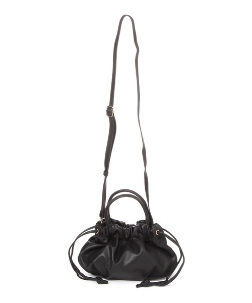 studio CLIP(スタディオクリップ)の「アソート巾着ミニショルダーバッグ(ショルダーバッグ・レディース・アイボリー/ブラック・FREE)」の5枚目の写真