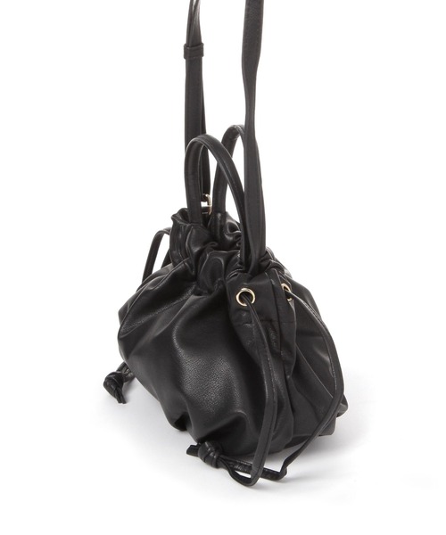 studio CLIP(スタディオクリップ)の「アソート巾着ミニショルダーバッグ(ショルダーバッグ・レディース・アイボリー/ブラック・FREE)」の10枚目の写真