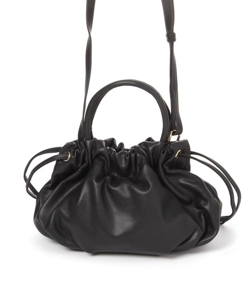 studio CLIP(スタディオクリップ)の「アソート巾着ミニショルダーバッグ(ショルダーバッグ・レディース・アイボリー/ブラック・FREE)」の11枚目の写真