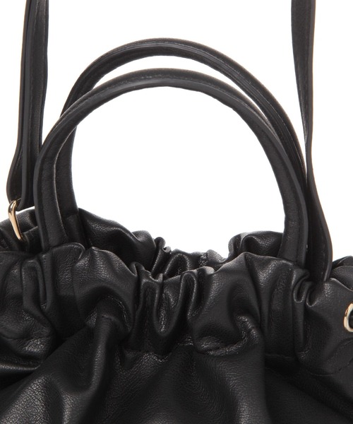 studio CLIP(スタディオクリップ)の「アソート巾着ミニショルダーバッグ(ショルダーバッグ・レディース・アイボリー/ブラック・FREE)」の13枚目の写真