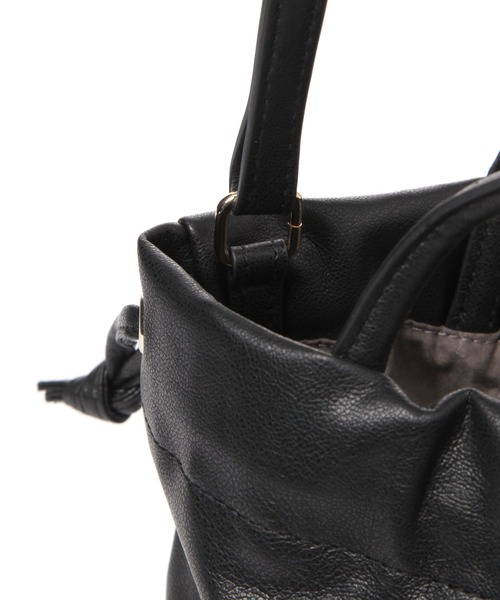 studio CLIP(スタディオクリップ)の「アソート巾着ミニショルダーバッグ(ショルダーバッグ・レディース・アイボリー/ブラック・FREE)」の14枚目の写真