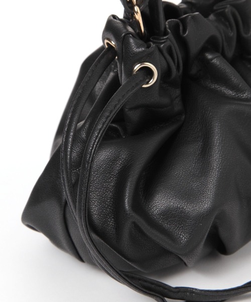 studio CLIP(スタディオクリップ)の「アソート巾着ミニショルダーバッグ(ショルダーバッグ・レディース・アイボリー/ブラック・FREE)」の15枚目の写真