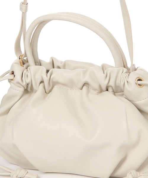 studio CLIP(スタディオクリップ)の「アソート巾着ミニショルダーバッグ(ショルダーバッグ・レディース・アイボリー/ブラック・FREE)」の19枚目の写真