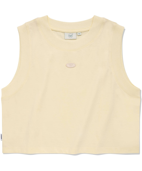 COVERNAT WOMAN(カバーナットウーマン)の「ウィメンズクロップリブスリーブレスクリーム(Tシャツ/カットソー・レディース・その他・WM/WS)」の2枚目の写真