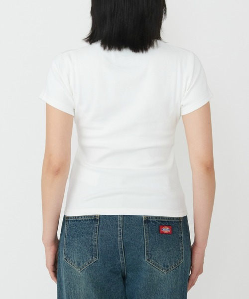 Dickies(ディッキーズ)の「Dickies/ディッキーズ グレーズビルTシャツ 半袖/ロゴTシャツ(Tシャツ/カットソー・レディース・ブルー/ブラック/ホワイト・MEDIUM/SMALL)」の15枚目の写真