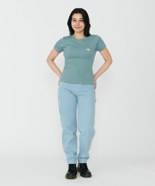Dickies(ディッキーズ)の「Dickies/ディッキーズ グレーズビルTシャツ 半袖/ロゴTシャツ(Tシャツ/カットソー・レディース・ブルー/ブラック/ホワイト・MEDIUM/SMALL)」の18枚目の写真