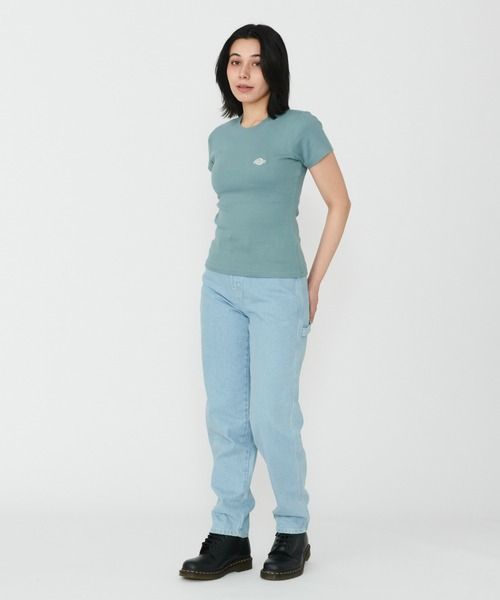 Dickies(ディッキーズ)の「Dickies/ディッキーズ グレーズビルTシャツ 半袖/ロゴTシャツ(Tシャツ/カットソー・レディース・ブルー/ブラック/ホワイト・MEDIUM/SMALL)」の19枚目の写真