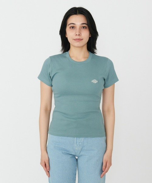 Dickies(ディッキーズ)の「Dickies/ディッキーズ グレーズビルTシャツ 半袖/ロゴTシャツ(Tシャツ/カットソー・レディース・ブルー/ブラック/ホワイト・MEDIUM/SMALL)」の20枚目の写真