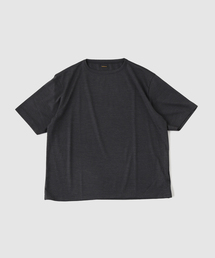 Ets.MATERIAUX（マテリオ）の「ETS.MATERIAUX(マテリオ) wool boat neck Tシャツ（Tシャツ/カットソー）」