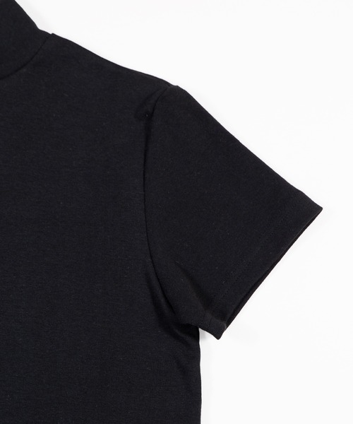 PUNYUS（プニュズ）の「ハイネックＴシャツ（Tシャツ/カットソー・レディース・ブラック/ホワイト・5/4/3/2/1）」の8枚目の写真