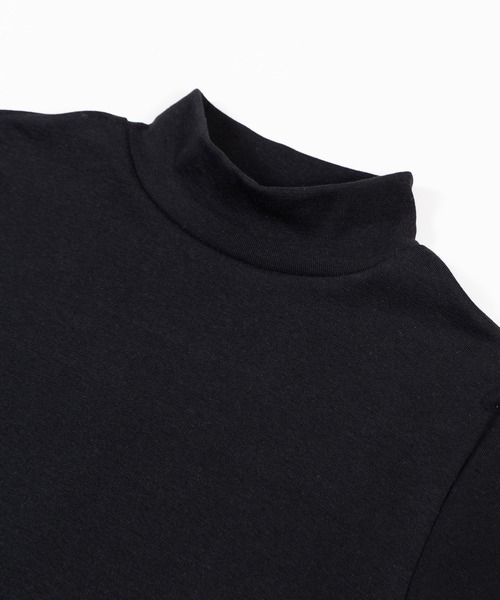 PUNYUS（プニュズ）の「ハイネックＴシャツ（Tシャツ/カットソー・レディース・ブラック/ホワイト・5/4/3/2/1）」の10枚目の写真