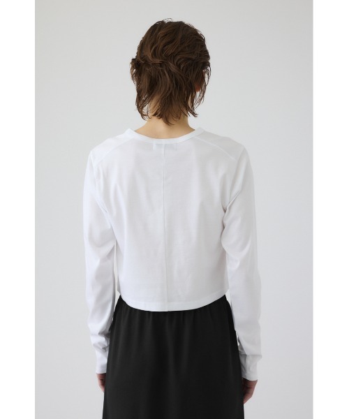 RIM.ARK(リムアーク)の「Silky long T/SH シルキー ロング ティーシャツ(Tシャツ/カットソー・レディース・ホワイト/杢グレー/ブルー/ブラック・FREE)」の11枚目の写真