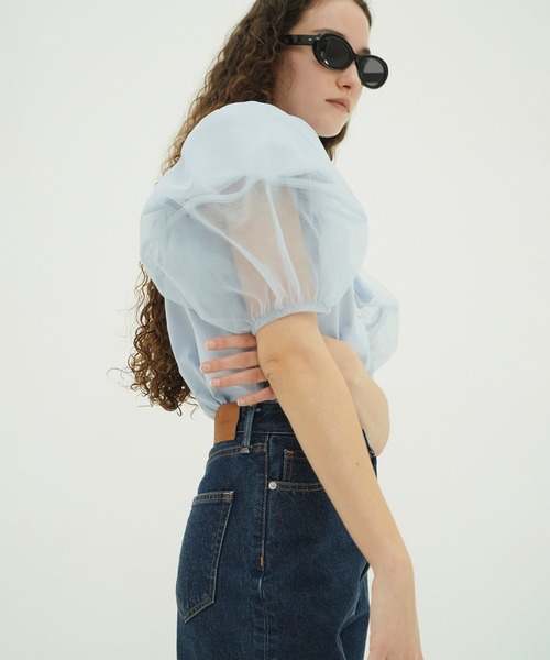 CLANE（クラネ）の「TULLE LAYERED SLEEVE SHIRTS（シャツ/ブラウス・レディース・ホワイト・1/2）」の16枚目の写真