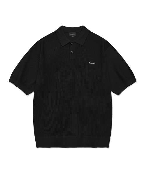 Color‑harf knit black