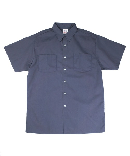 BIG BILL(ビッグビル)の「【T18】【BIGBILL/ビッグビル】POPLIN S/S INDUSTRIAL WORK SHIRTS(シャツ/ブラウス・メンズ・サックスブルー/タン/ミント/グレー/ネイビー・LARGE/MEDIUM)」の5枚目の写真