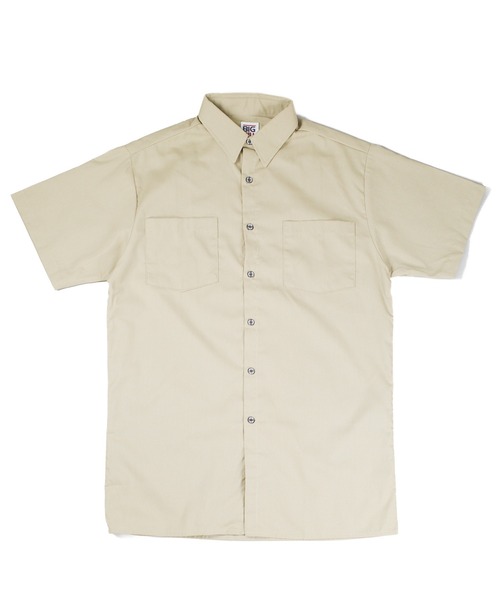BIG BILL(ビッグビル)の「【T18】【BIGBILL/ビッグビル】POPLIN S/S INDUSTRIAL WORK SHIRTS(シャツ/ブラウス・メンズ・サックスブルー/タン/ミント/グレー/ネイビー・LARGE/MEDIUM)」の3枚目の写真