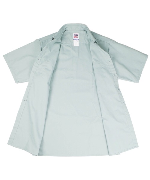 BIG BILL(ビッグビル)の「【T18】【BIGBILL/ビッグビル】POPLIN S/S INDUSTRIAL WORK SHIRTS(シャツ/ブラウス・メンズ・サックスブルー/タン/ミント/グレー/ネイビー・LARGE/MEDIUM)」の18枚目の写真