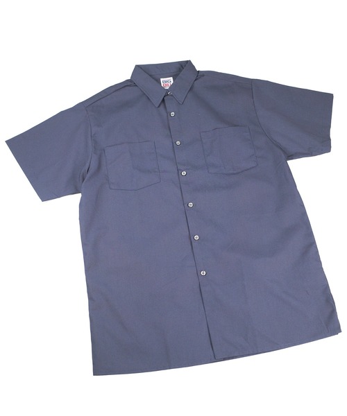 BIG BILL(ビッグビル)の「【T18】【BIGBILL/ビッグビル】POPLIN S/S INDUSTRIAL WORK SHIRTS(シャツ/ブラウス・メンズ・サックスブルー/タン/ミント/グレー/ネイビー・LARGE/MEDIUM)」の7枚目の写真