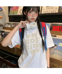 [ユニセックス]END OF TIME レース半袖Tシャツ_4カラー