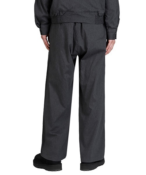 GOLD（ゴールド）の「GOLD / ゴールド：COTTON / SILK NEL 2TUCK WIDE EASY PANTS：26A-GL42617[MUS]（その他パンツ・メンズ・チャコールグレー/ヘザーグレー・M/S）」の11枚目の写真