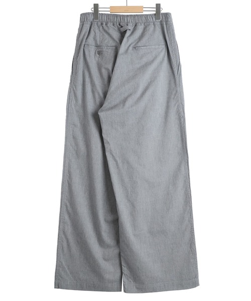 GOLD（ゴールド）の「GOLD / ゴールド：COTTON / SILK NEL 2TUCK WIDE EASY PANTS：26A-GL42617[MUS]（その他パンツ・メンズ・チャコールグレー/ヘザーグレー・M/S）」の16枚目の写真