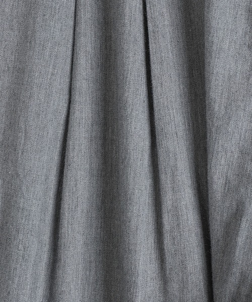 GOLD（ゴールド）の「GOLD / ゴールド：COTTON / SILK NEL 2TUCK WIDE EASY PANTS：26A-GL42617[MUS]（その他パンツ・メンズ・チャコールグレー/ヘザーグレー・M/S）」の18枚目の写真