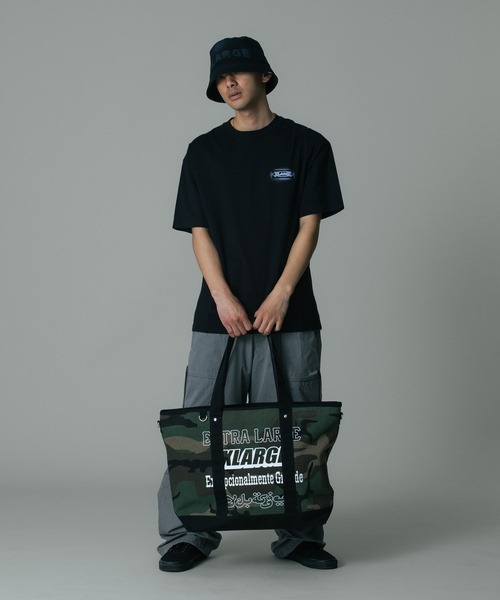XLARGE（エクストララージ）の「MULTI LOGO TOTE BAG（トートバッグ・メンズ・カモフラージュ/ホワイト/ブラック・ONE SIZE）」の12枚目の写真