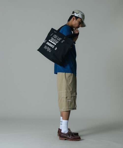 XLARGE（エクストララージ）の「MULTI LOGO TOTE BAG（トートバッグ・メンズ・カモフラージュ/ホワイト/ブラック・ONE SIZE）」の14枚目の写真