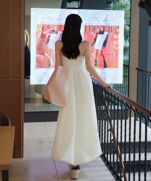ACYM(アシーム)の「ピンストラップバルーンドレス(ワンピース・レディース・アイボリー/ブラック・FREE)」の20枚目の写真