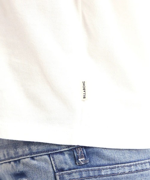 BILLABONG(ビラボン)の「BILLABONG/ビラボン 半袖 クロップドTシャツ GRAPHIC BABY FIT TEE BG01C213(Tシャツ/カットソー・レディース・ホワイト×イエロー/スミクロ・M/L)」の8枚目の写真