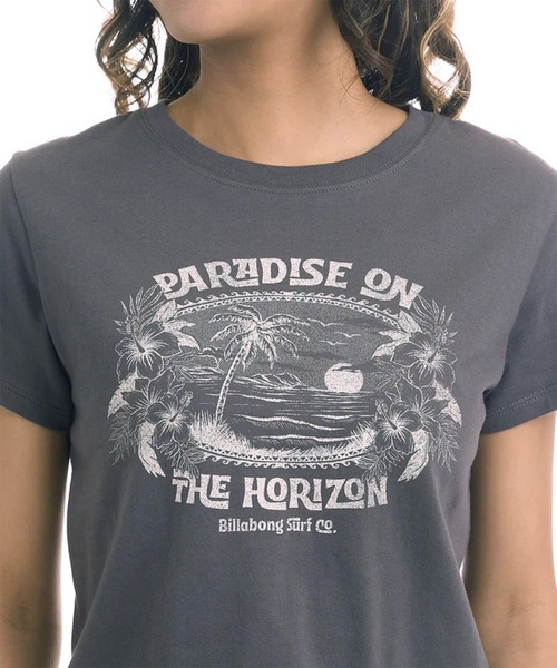 BILLABONG(ビラボン)の「BILLABONG/ビラボン 半袖 クロップドTシャツ GRAPHIC BABY FIT TEE BG01C213(Tシャツ/カットソー・レディース・ホワイト×イエロー/スミクロ・M/L)」の14枚目の写真