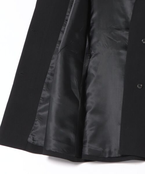 LAULEN(ローレン)の「fly front middle flare vest /クルーネック比翼ミドル丈フレアベスト(ベスト・レディース・ブラック/グレー・FREE)」の4枚目の写真